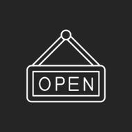 shop open line icon N5