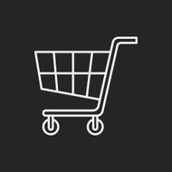 shopping cart line icon N49