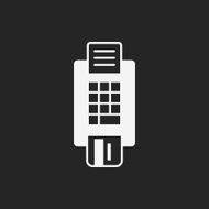 Credit card machine icon N4