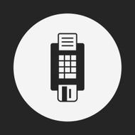 Credit card machine icon N5