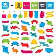 Sale icons Best choice price symbols N7