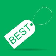 tag icon vector illustration Flat design style N2