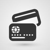 Black credit card icon