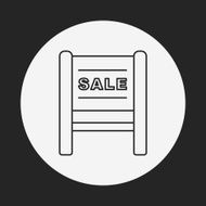 sale discount line icon N19