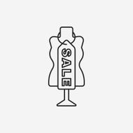 sale discount line icon N24