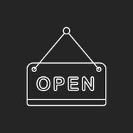 shop open line icon N9