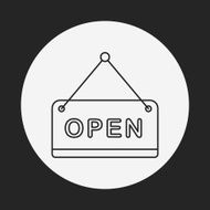 shop open line icon N10