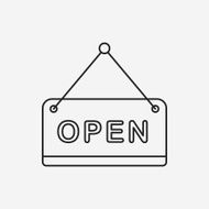shop open line icon N11