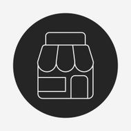 shop store line icon N3