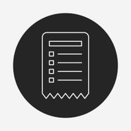 shopping list line icon N4