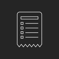 shopping list line icon N5