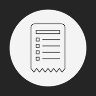 shopping list line icon N6