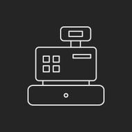 Cash register line icon N13