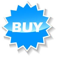 Buy blue icon