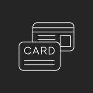credit card line icon N28