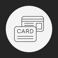 credit card line icon N29