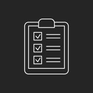 shopping list line icon N8