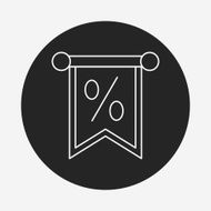 sale discount line icon N29