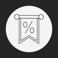 sale discount line icon N31