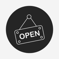 shop open line icon N12