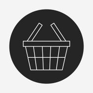 shopping basket line icon N17