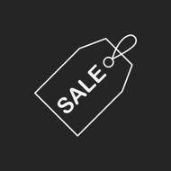 sale discount line icon N34