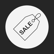 sale discount line icon N35