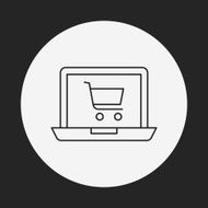 online shopping line icon N11