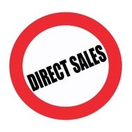 Direct sales black stamp text on white