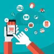 vector online shop concept illustration N2