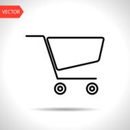 icon of shopping cart N8