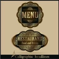 Vector set of Labels Guaranteed Premium Quality Rate N3