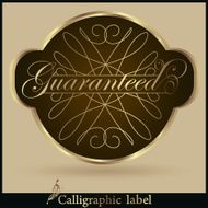 Vector set of Labels Guaranteed Premium Quality Rate N5