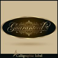Vector set of Labels Guaranteed Premium Quality Rate N7