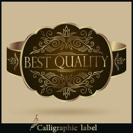 Vector set of Labels Guaranteed Premium Quality Rate N8