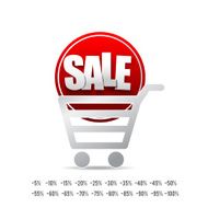 Sale text with tag banner on white background 007