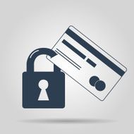 Credit Card Security icon Vector Eps 10