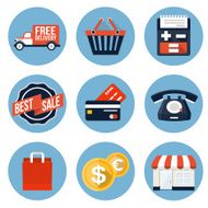 Shopping Flat Icons