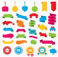 Sale icons Special offer speech bubbles symbols N37