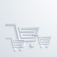 Vector modern white shooping background N2
