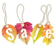 Autumn sale tags EPS 10 N2