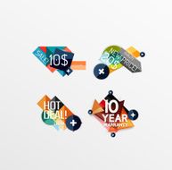Set of labels stickers banners badges and elements for sale N10