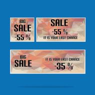Polygon Banner With Sale Text Other Variant
