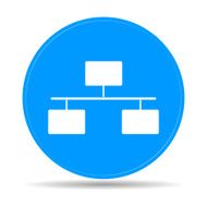 Local area network icon Flat N3