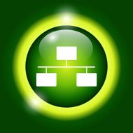 Local area network icon Flat N5