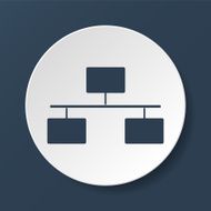Local area network icon Flat N6