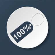tag icon vector illustration Flat design style N16
