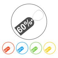 tag icon vector illustration Flat design style N42