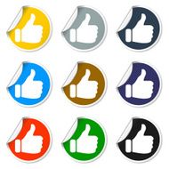 Like icon Flat design style modern vector illustration N10