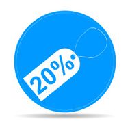 tag icon vector illustration Flat design style N73